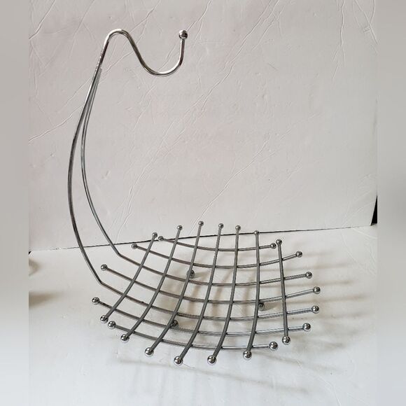 Chrome Fruit Basket - Picture 2 of 10